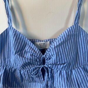 Playa top in blue size 2